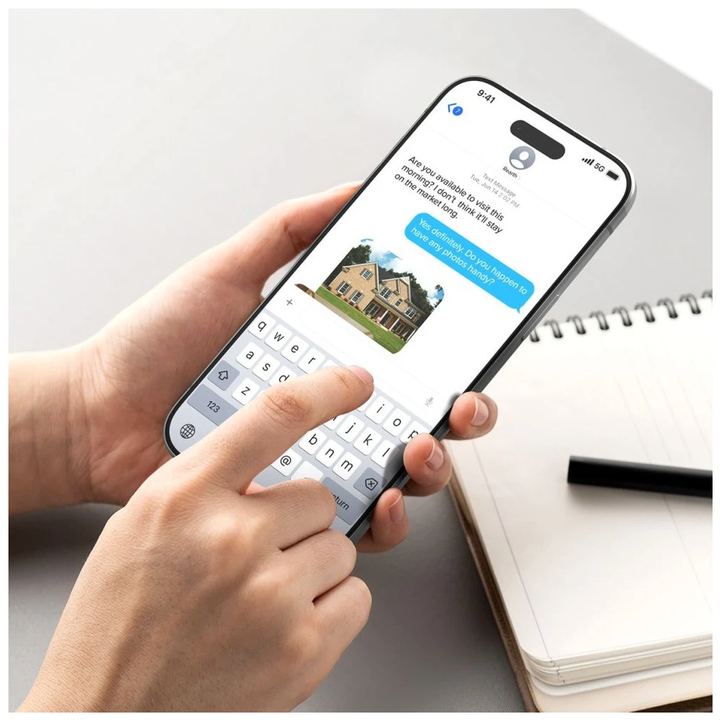 Edzett üveg kijelzővédő Ringke EASY SLIDE 2-PACK iPhone Air készülékhez fekete