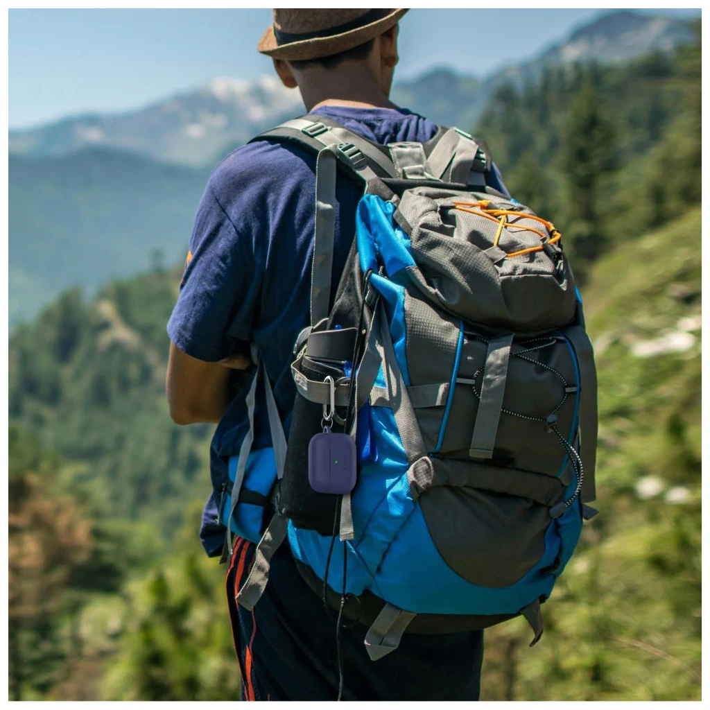 TECH-PROTECT szilikon horgó Apple AirPods Pro 1/2 készülékhez neon narancs