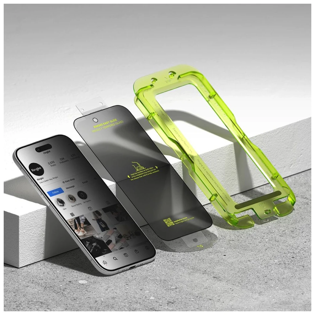 RINGKE EASY SLIDE 2-PACK IPHONE AIR készülékhez Privacy kijelzővédő