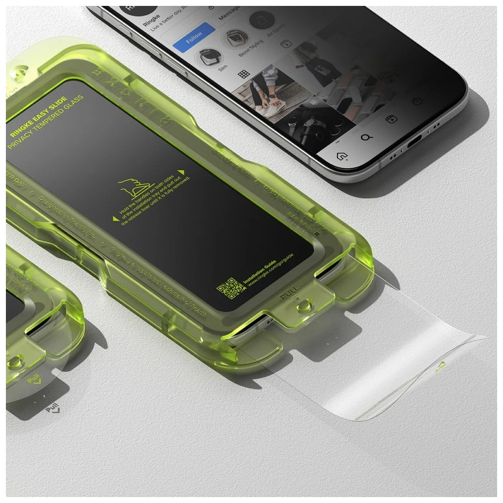 RINGKE EASY SLIDE 2-PACK IPHONE AIR készülékhez Privacy kijelzővédő