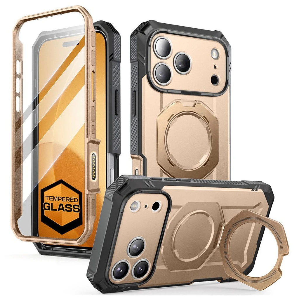 SUPCASE UB GRIP PRO MAG MAGSAFE iPhone 17 Pro készülékhez tok sivatagi arany