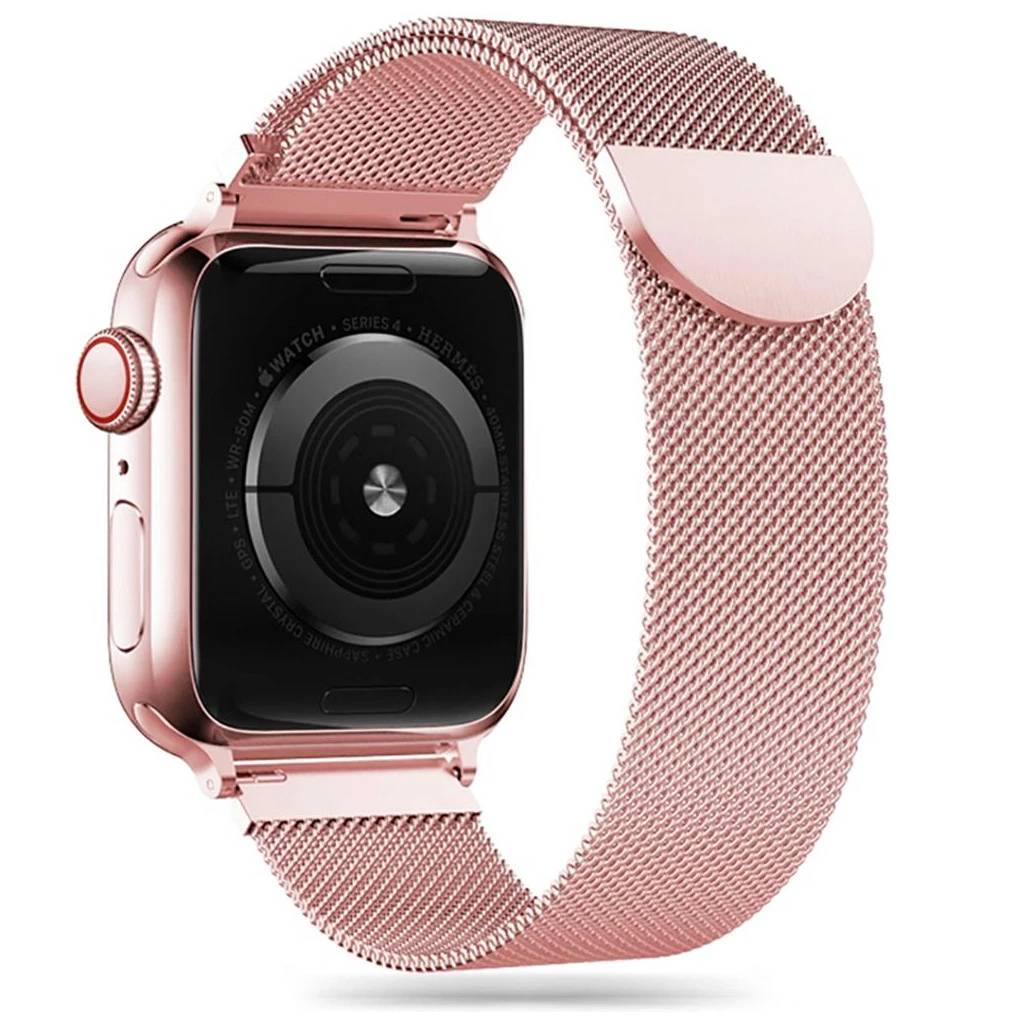 TECH-PROTECT MILANESEBAND óraszíj APPLE WATCH 8/9/10/11/SE készülékhez (40/41/42 MM) rózsaarany