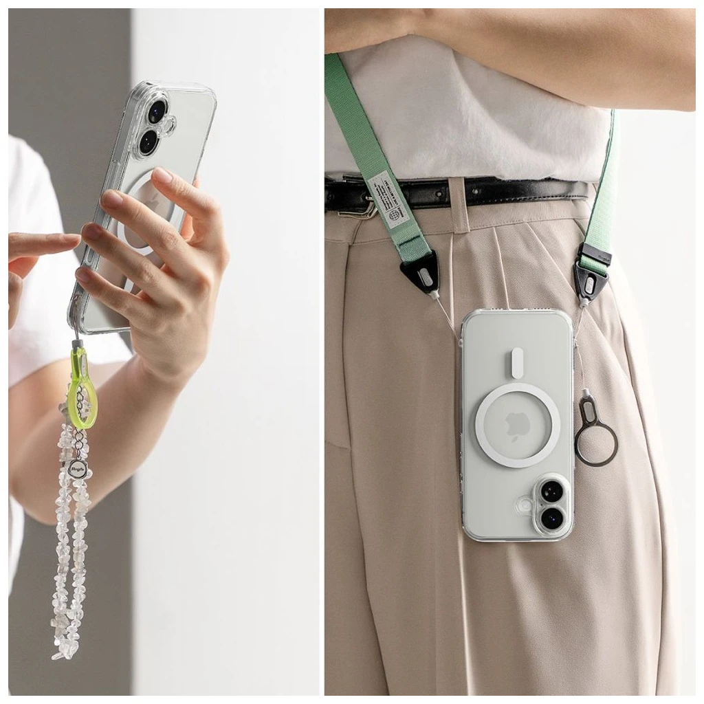 RINGKE FUSION MAGNETIC MAGSAFE iPhone 17 készülékhez tok átlátszó