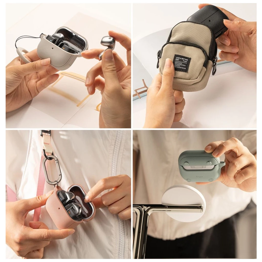 RINGKE ONYX MAGNETIC MAGSAFE Samsung Galaxy Buds 3 / 3 FE / 3 Pro készülékhez tok fekete