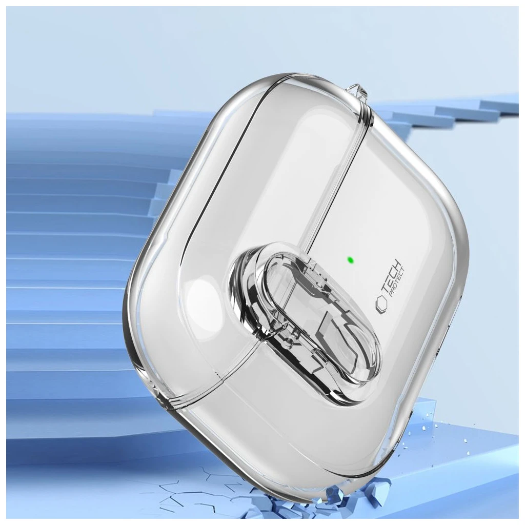 TECH-PROTECT Vékony Horog Apple AirPods Pro 1/2 készülékhez – átlátszó