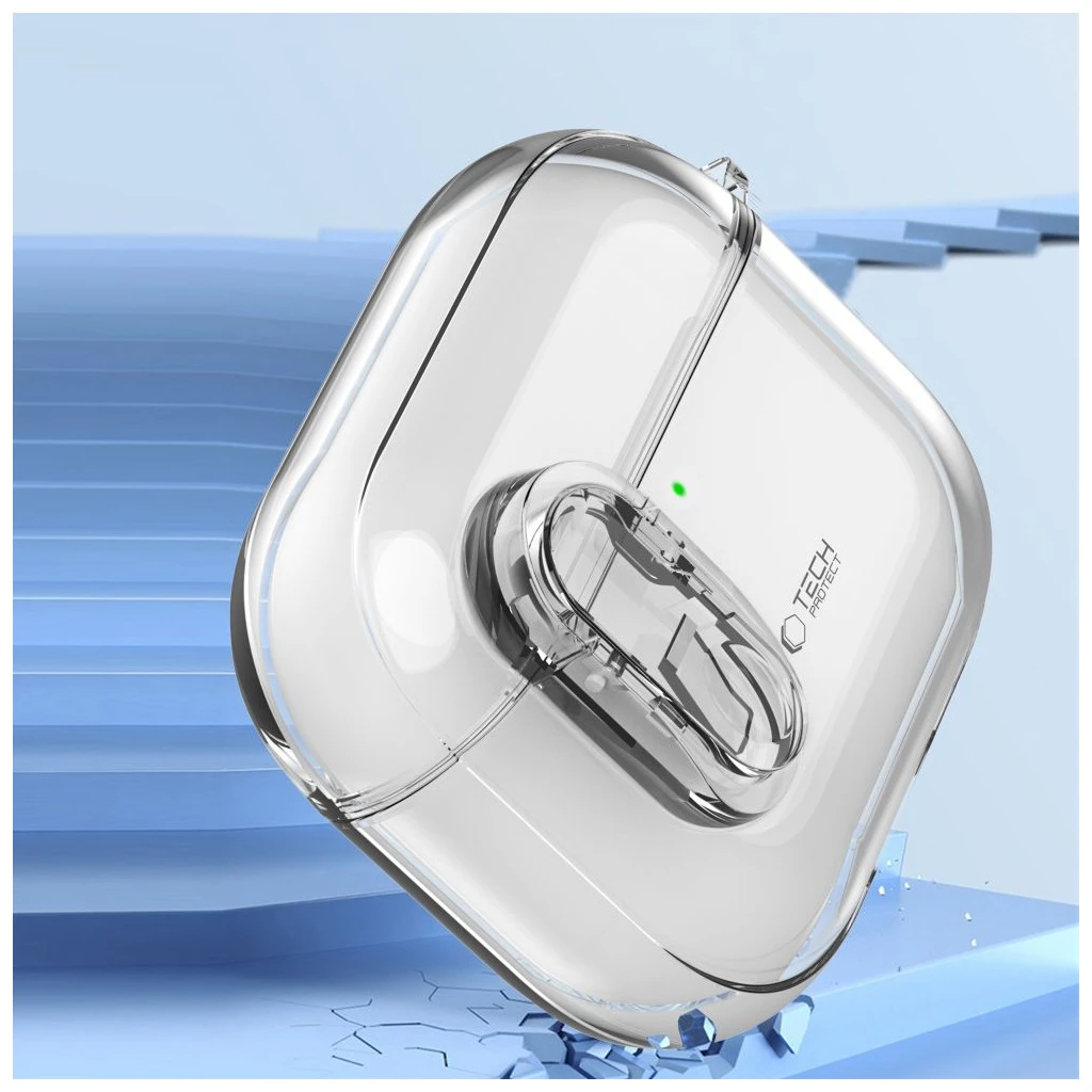 TECH-PROTECT SLIM HOOK APPLE AIRPODS 4 készülékhez átlátszó