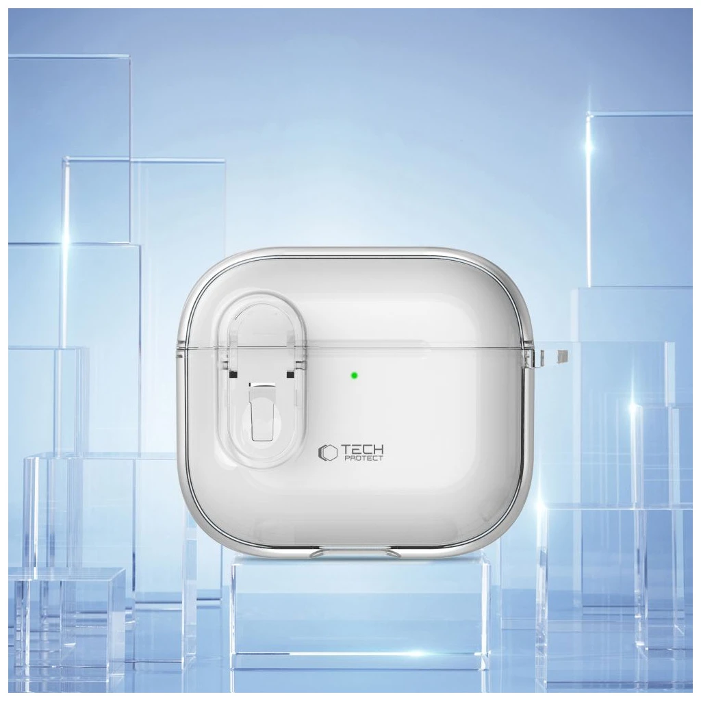TECH-PROTECT SLIM HOOK APPLE AIRPODS 4 készülékhez átlátszó