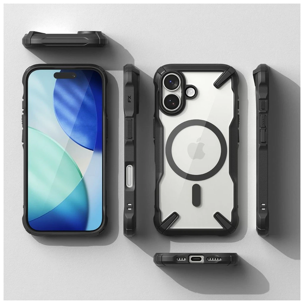 RINGKE FUSION X MAGNETIC MAGSAFE iPhone 17 készülékhez tok fekete