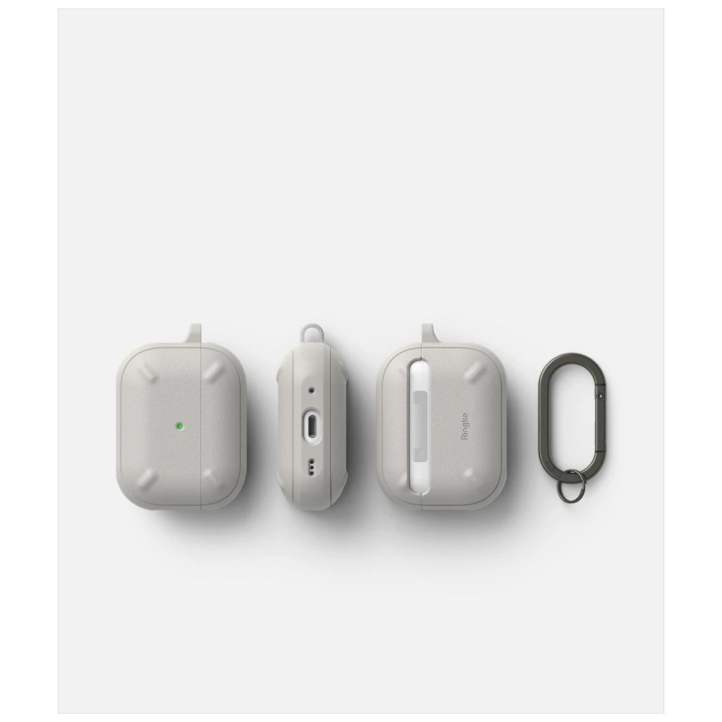 RINGKE ONYX APPLE AIRPODS PRO 1 / 2 készülékhez tok meleg szürke
