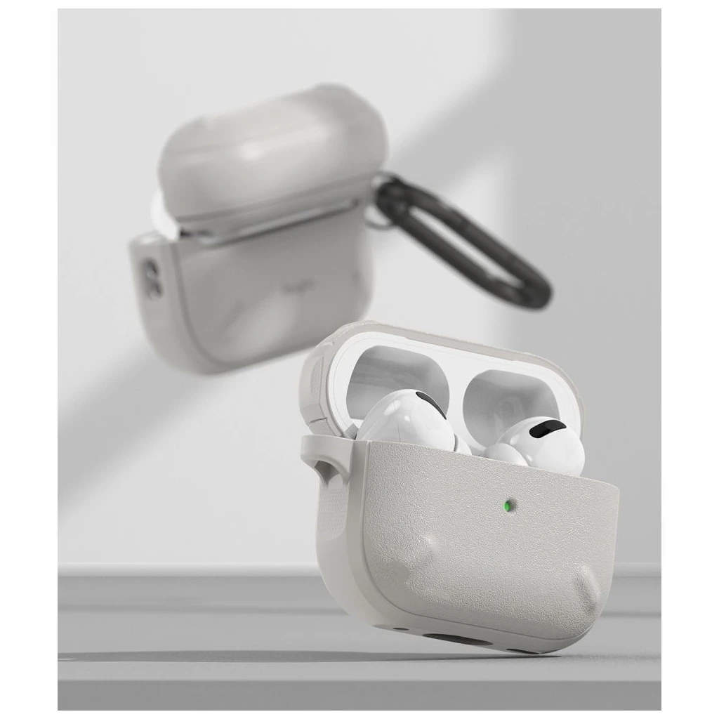 RINGKE ONYX APPLE AIRPODS PRO 1 / 2 készülékhez tok meleg szürke
