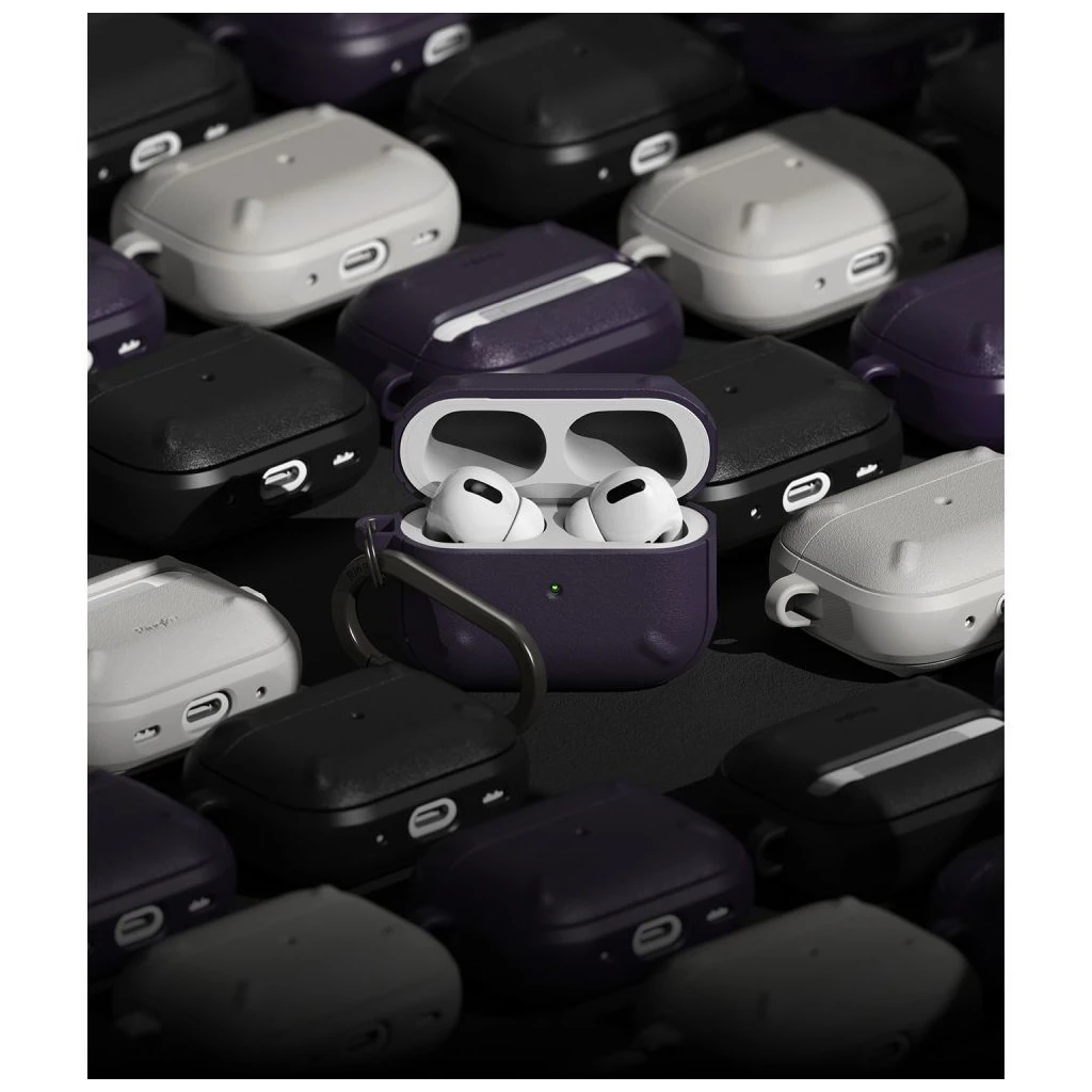 RINGKE ONYX APPLE AIRPODS PRO 1 / 2 készülékhez tok meleg szürke