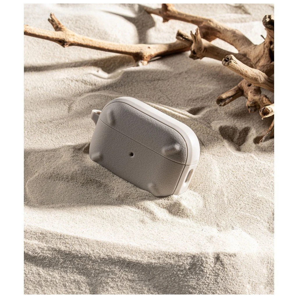 RINGKE ONYX APPLE AIRPODS PRO 1 / 2 készülékhez tok meleg szürke