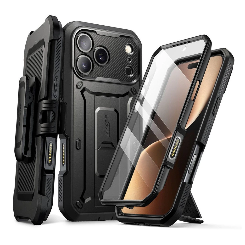 SUPCASE UNICORN BEETLE PRO iPhone 17 Pro Max készülékhez tok fekete
