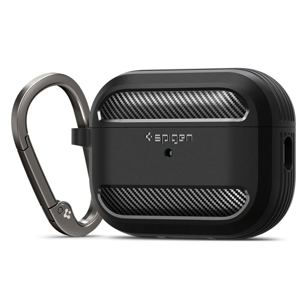 SPIGEN RUGGED ARMOR Apple AirPods Pro 1/2 tok készülékhez matte fekete