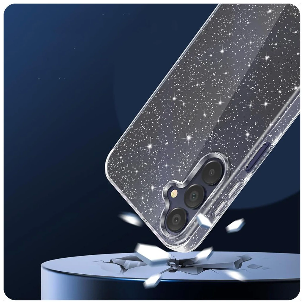 TECH-PROTECT FLEXAIR telefon tok Samsung Galaxy A56 5G készülékhez, csillogó