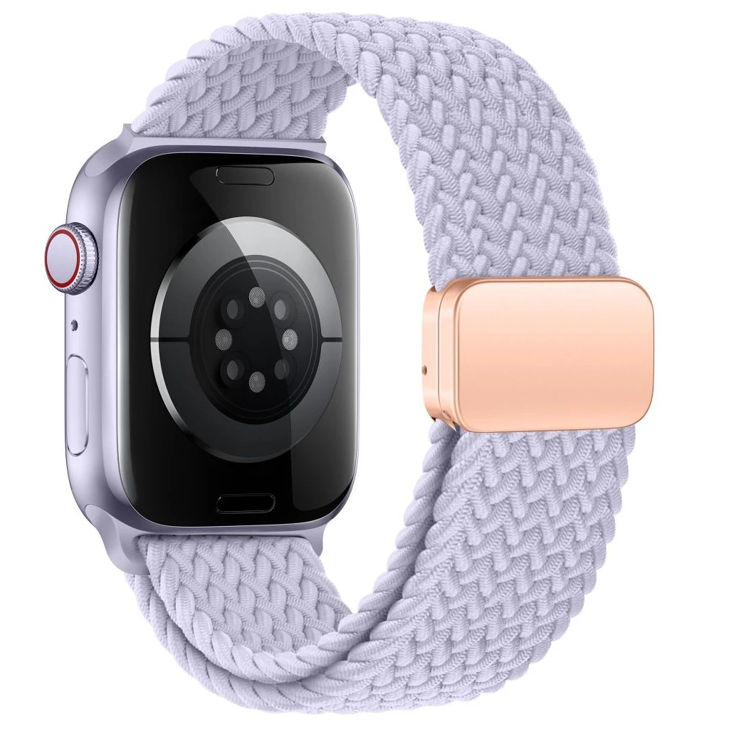 TECH-PROTECT NYLONMAG Apple Watch 8/9/10/11/SE (40/41/42 MM) készülékhez védőtok, ibolya