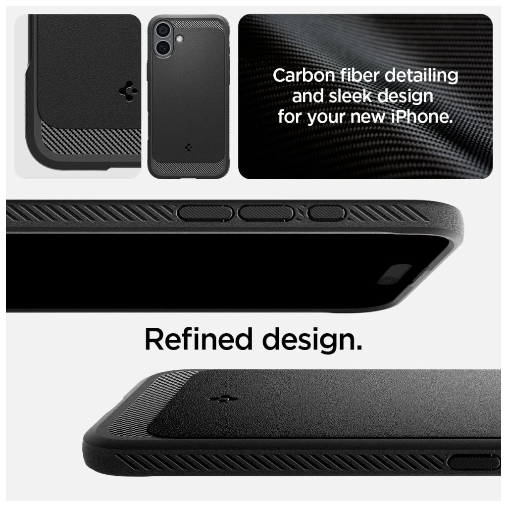 SPIGEN RUGGED ARMOR MAG MAGSAFE iPhone 16 Plus készülékhez tok matte fekete