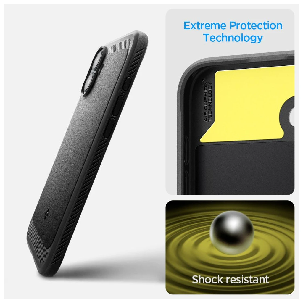 SPIGEN RUGGED ARMOR MAG MAGSAFE iPhone 16 Plus készülékhez tok matte fekete