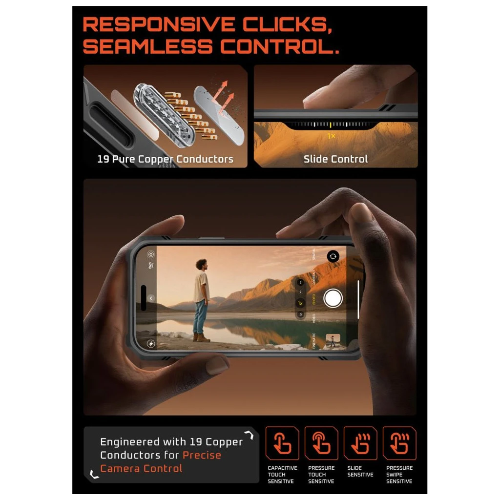 SUPCASE UB GRIP MAG MAGSAFE iPhone 17 Pro Max készülékhez tok sivatagi arany