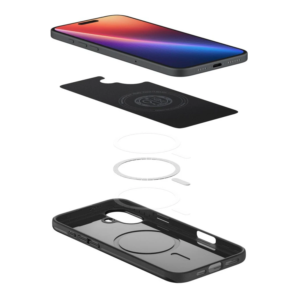SPIGEN THIN FIT MAG MAGSAFE iPhone 16 Plus készülékhez tok fekete