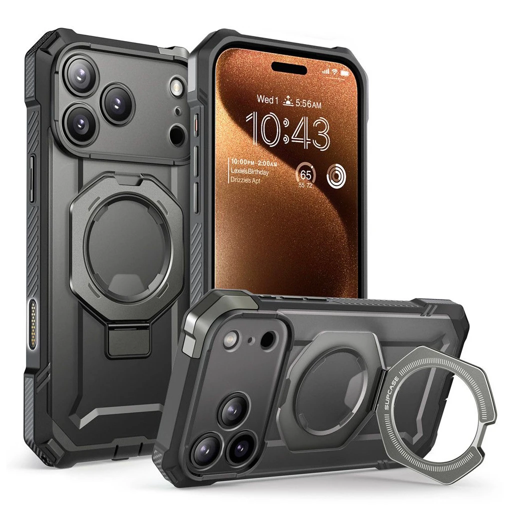 SUPCASE UB GRIP MAG MAGSAFE iPhone 17 Pro Max készülékhez tok szürke