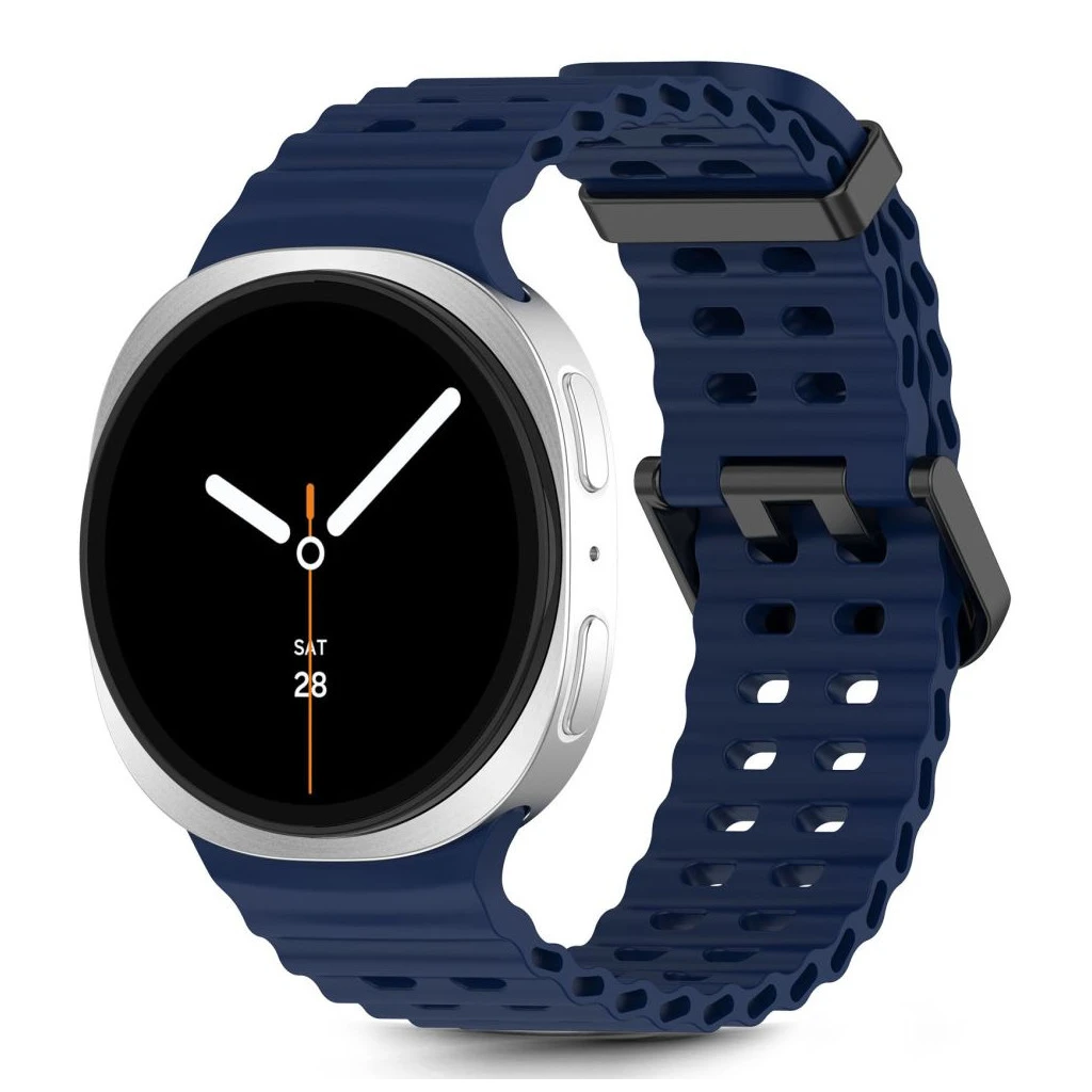 TECH-PROTECT ICONBAND PRO Samsung Galaxy Watch 8 / Classic készülékhez védőtok (40 / 44 / 46 MM) sztormkék