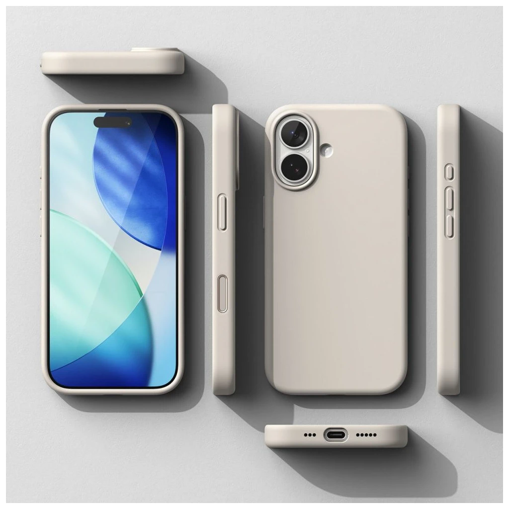 RINGKE szilikon Magnetic MagSafe iPhone 17 készülékhez tok, köves