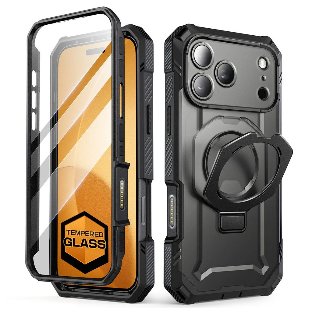 SUPCASE UB GRIP PRO MAG MAGSAFE iPhone 17 Pro Max készülékhez tok fekete