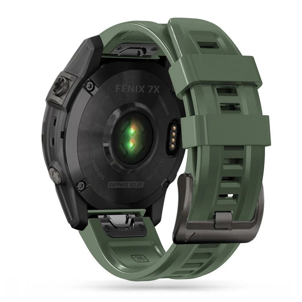 TECH-PROTECT ICONBAND Garmin Fenix 3 / 5X / 3HR / 5X PLUS / 6X / 6X PRO / 7X készülékhez óraszíj, katonai zöld