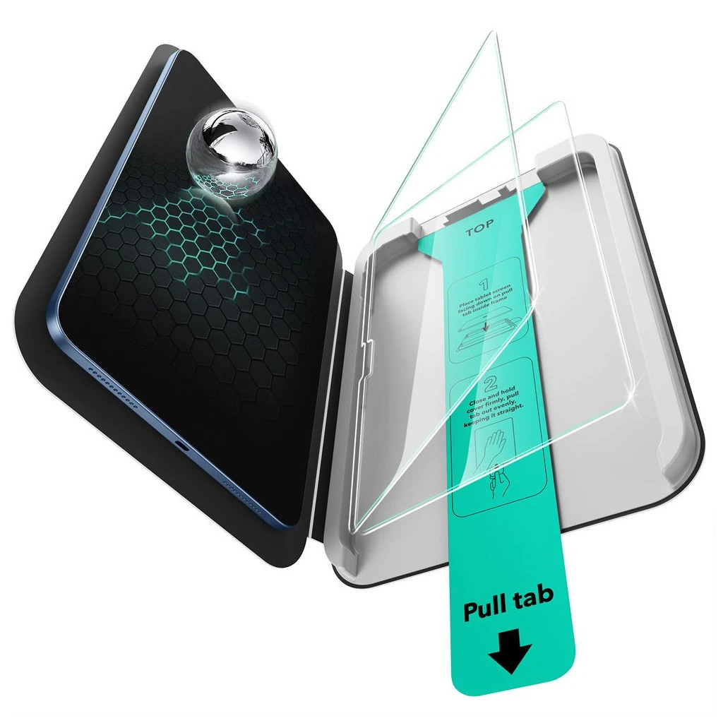 ESR Ultrafit edzett üveg kijelzővédő 2-PACK – iPad 10.9” (10/2022) és iPad 11” (11/2025) készülékhez, átlátszó