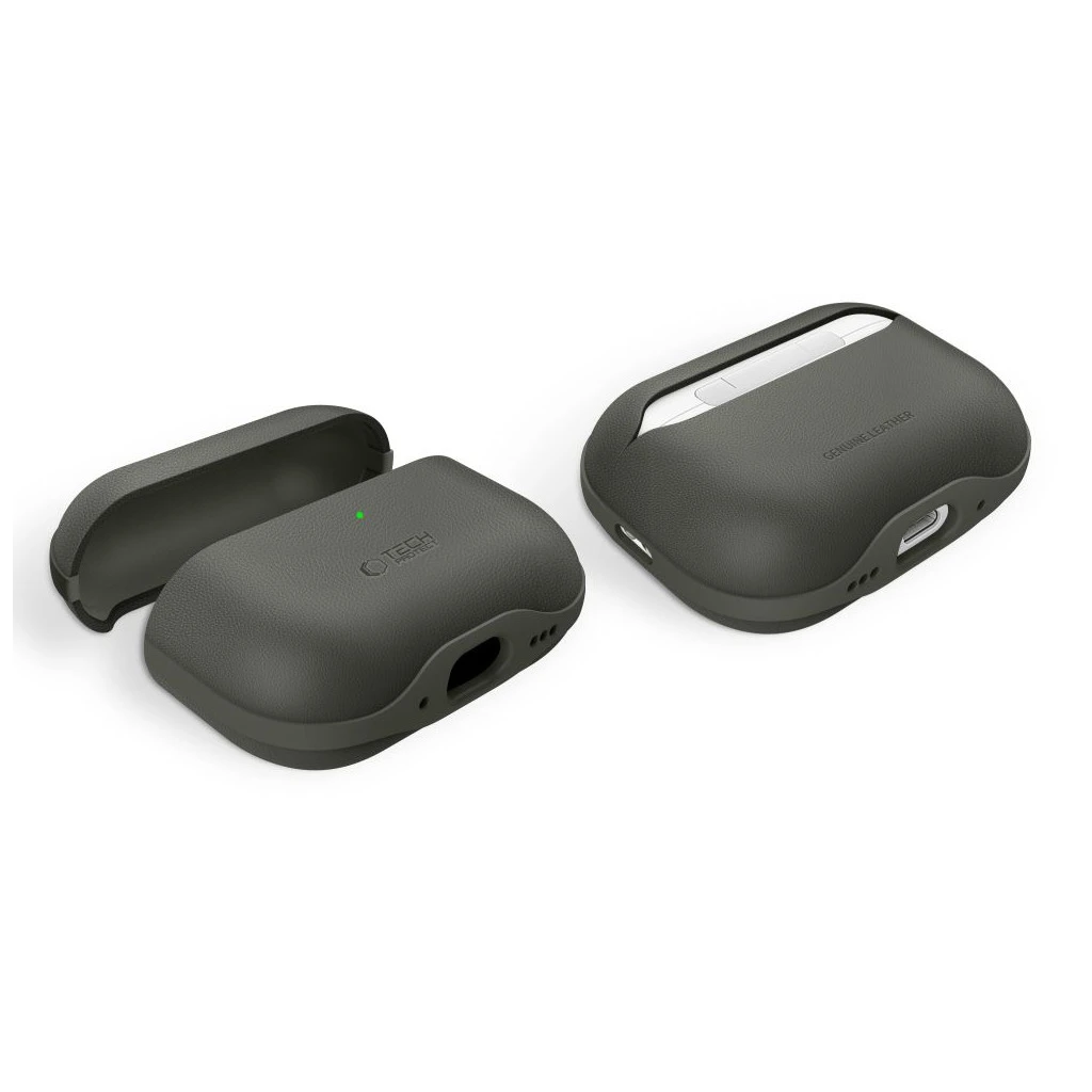 TECH-PROTECT NATURALFIT APPLE AIRPODS PRO 3 készülékhez tok olívzöld