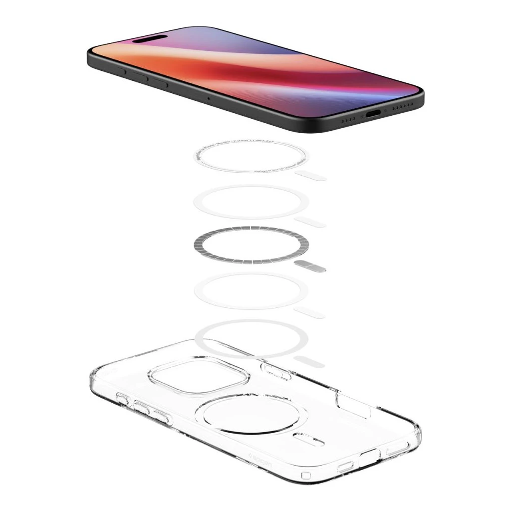 SPIGEN LIQUID CRYSTAL MAG MAGSAFE iPhone 16 Pro készülékhez tok átlátszó