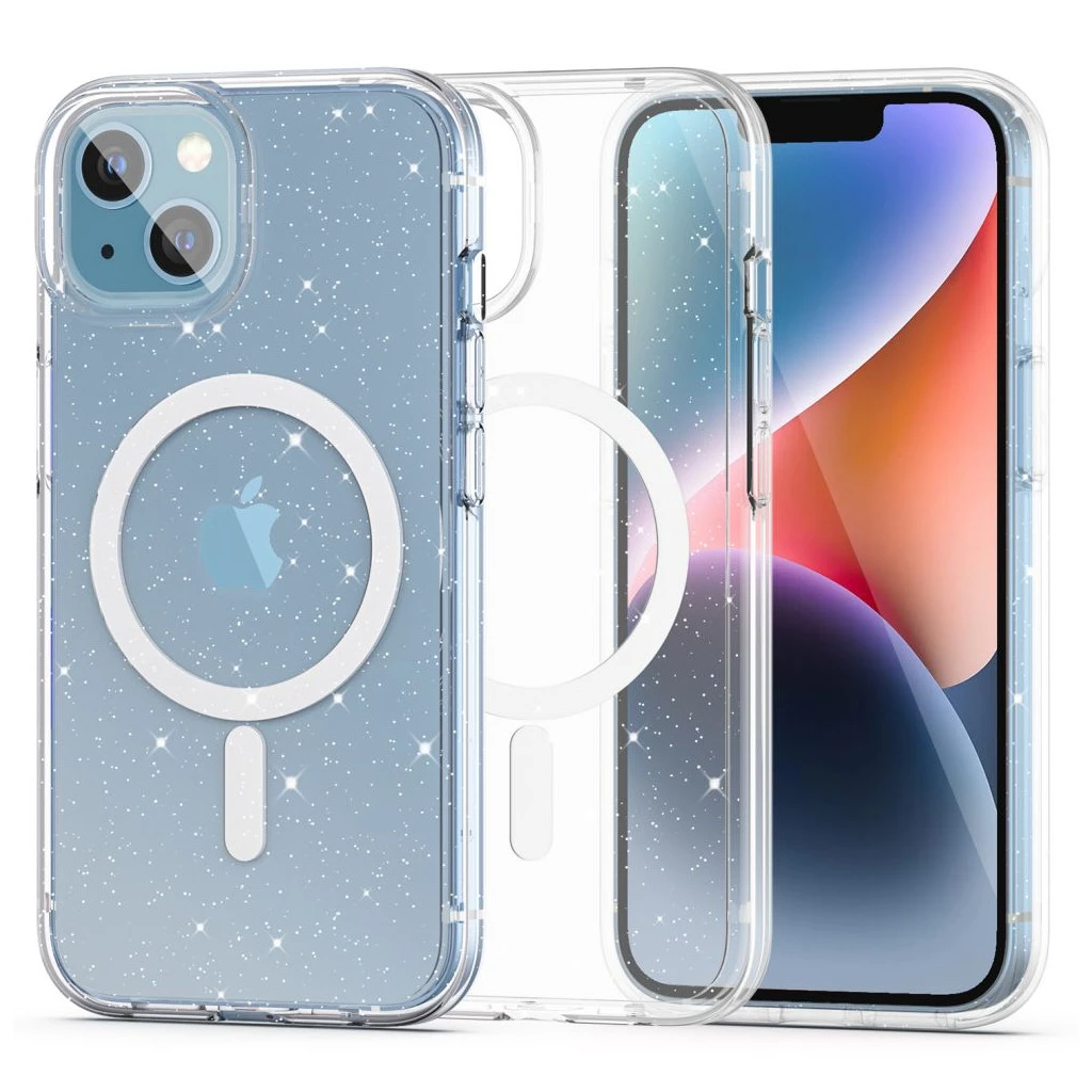 TECH-PROTECT FLEXAIR HYBRID MAGSAFE iPHONE 13/14 készülékhez tok GLITTER