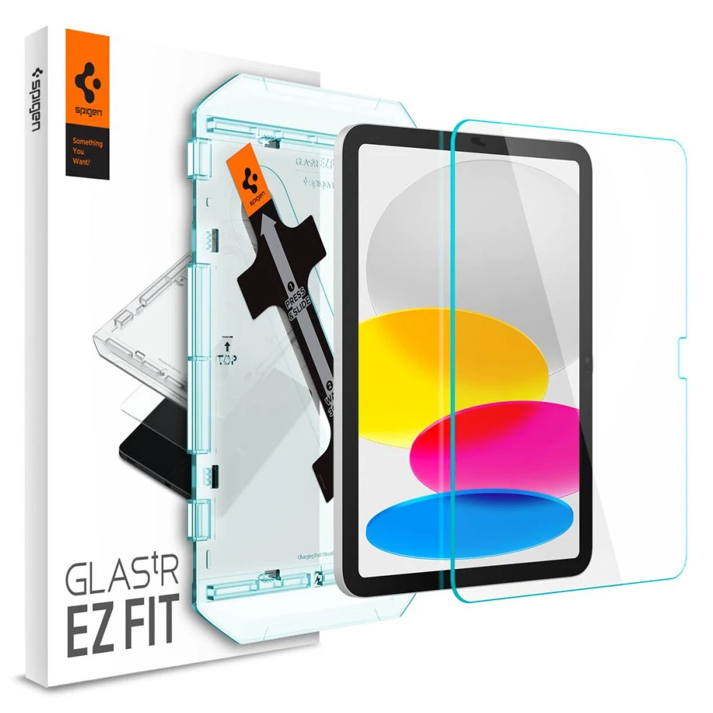 SPIGEN GLAS.TR „EZ FIT” temperált üveg kijelzővédő iPad 10.9″ (10/2022) és iPad 11″ (11/2025) készülékhez átlátszó