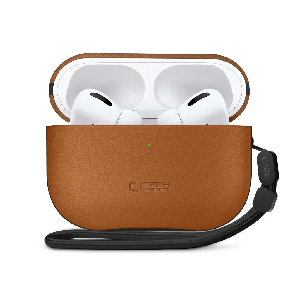 TECH-PROTECT NATURALFIT APPLE AIRPODS PRO 3 tok készülékhez – barna