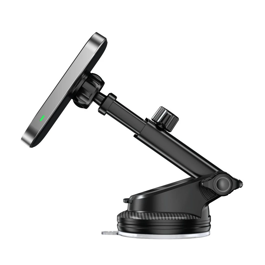 TECH-PROTECT MM15W-V9 MAGNETIC MAGSAFE műszerfal‑ és légbeömlő autós vezeték nélküli töltő 15W fekete