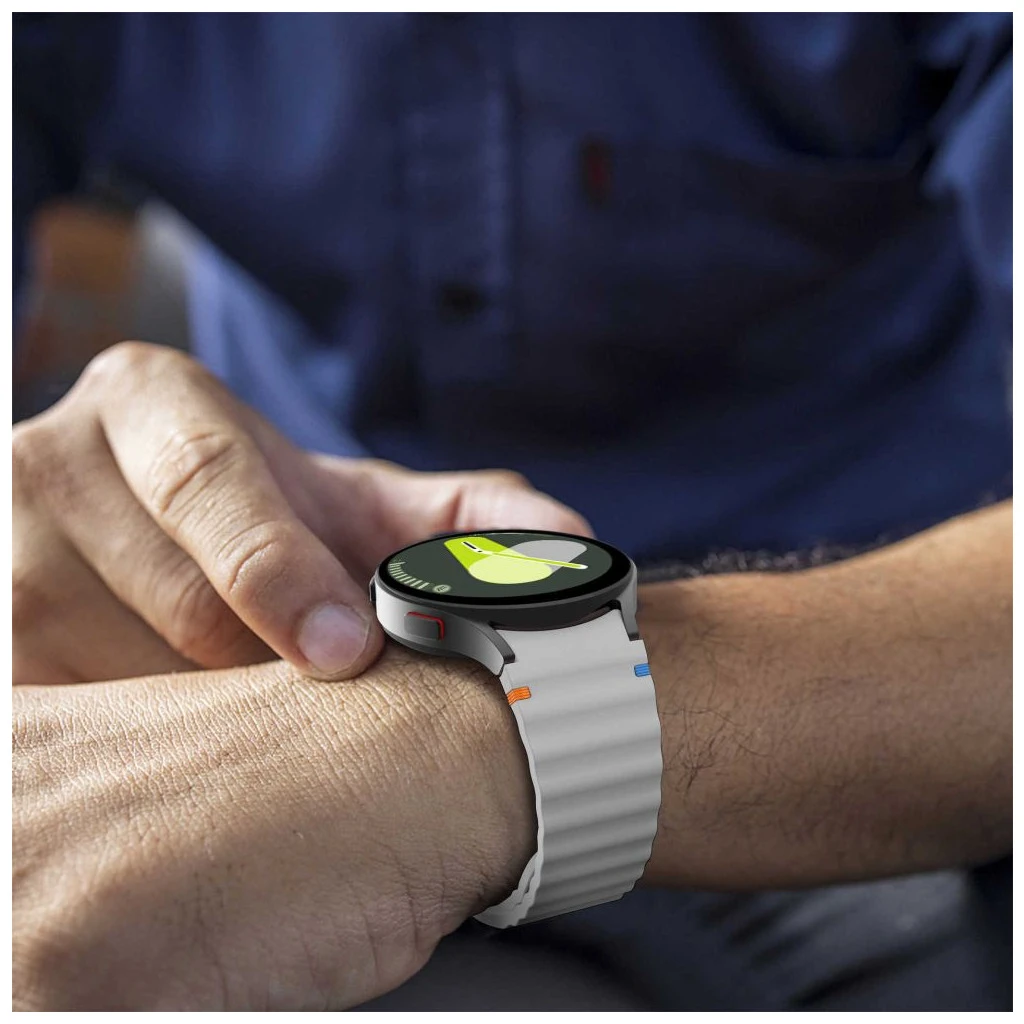 TECH-PROTECT SILICONE SPORT védőtok Samsung Galaxy Watch 4/5/5 PRO/6/7/FE készülékhez – csillagfény