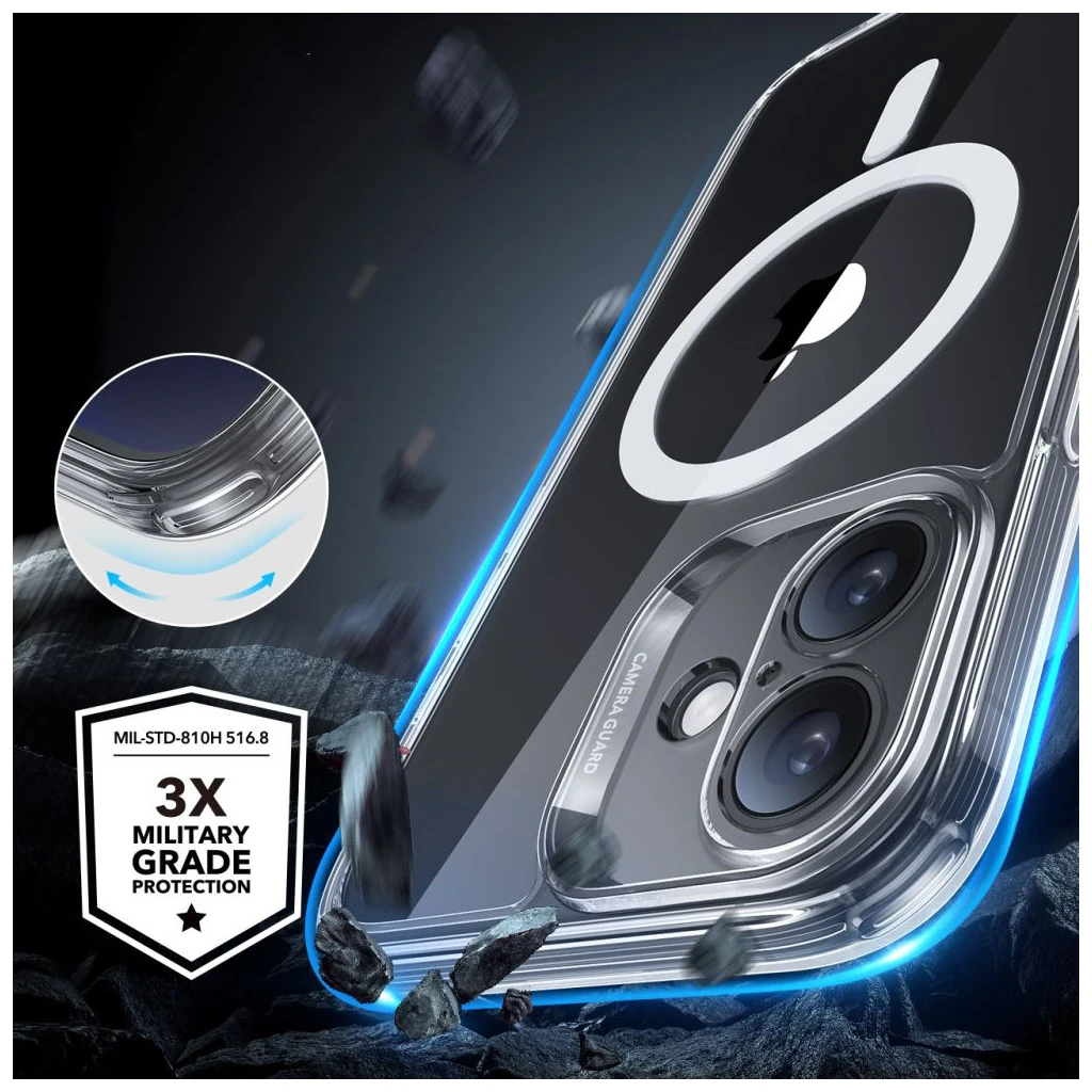 ESR CLASSIC PRO SET HALOLOCK MAGSAFE iPhone 16 tok készülékhez átlátszó