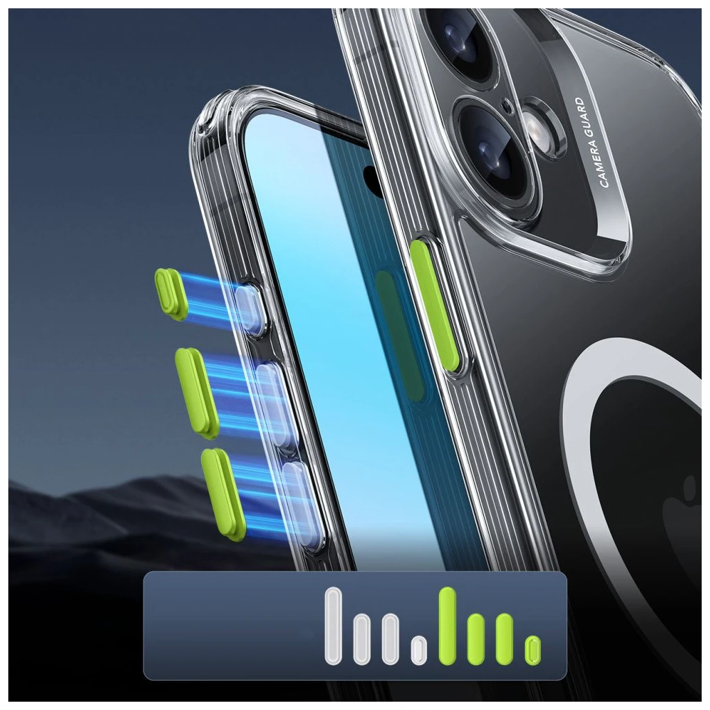 ESR CLASSIC PRO SET HALOLOCK MAGSAFE iPhone 16 tok készülékhez átlátszó