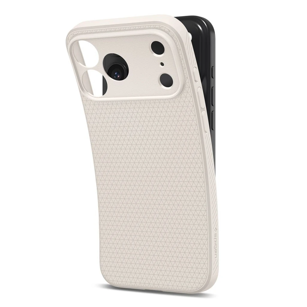 SPIGEN LIQUID AIR iPhone 17 Pro Max tok készülékhez – Természetes titánium