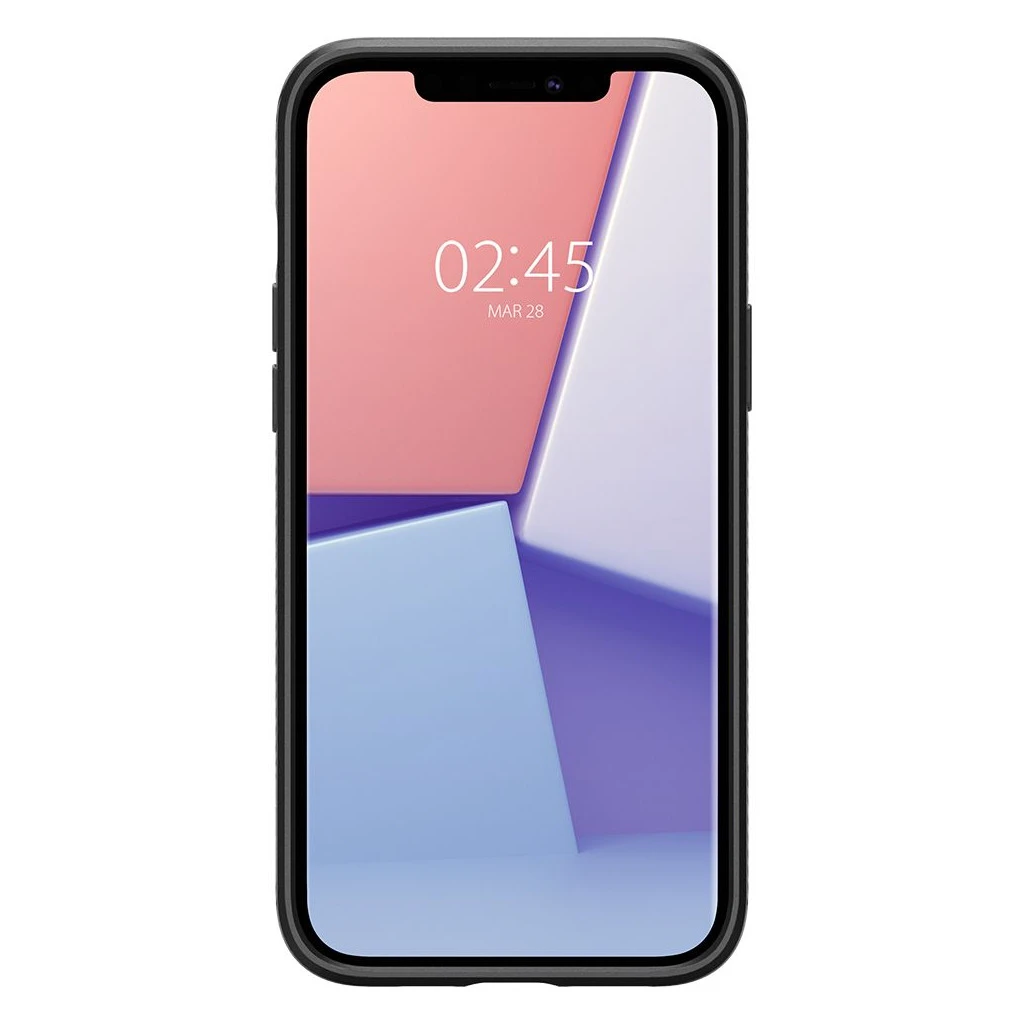 SPIGEN LIQUID AIR iPhone 12/12 Pro készülékhez tok, matte fekete