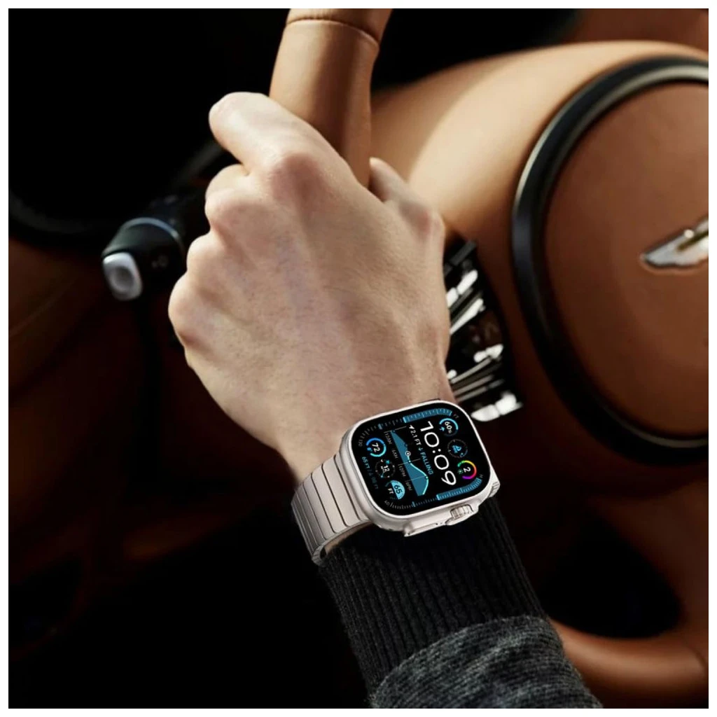 TECH-PROTECT LINKBAND Apple Watch 8/9/10/11/SE/ULTRA készülékhez óraszíj (44/45/46/49 MM) ezüst