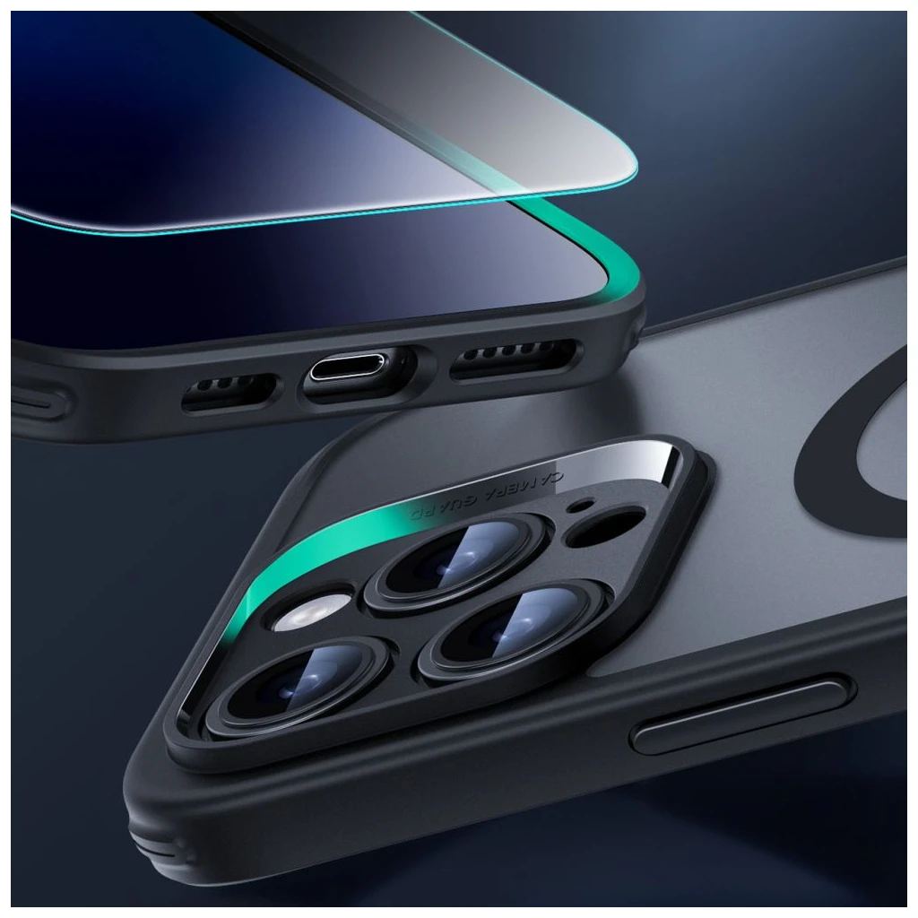 ESR Classic Pro Set HaloLock MagSafe iPhone 16 Pro Max készülékhez tok fagyott fekete