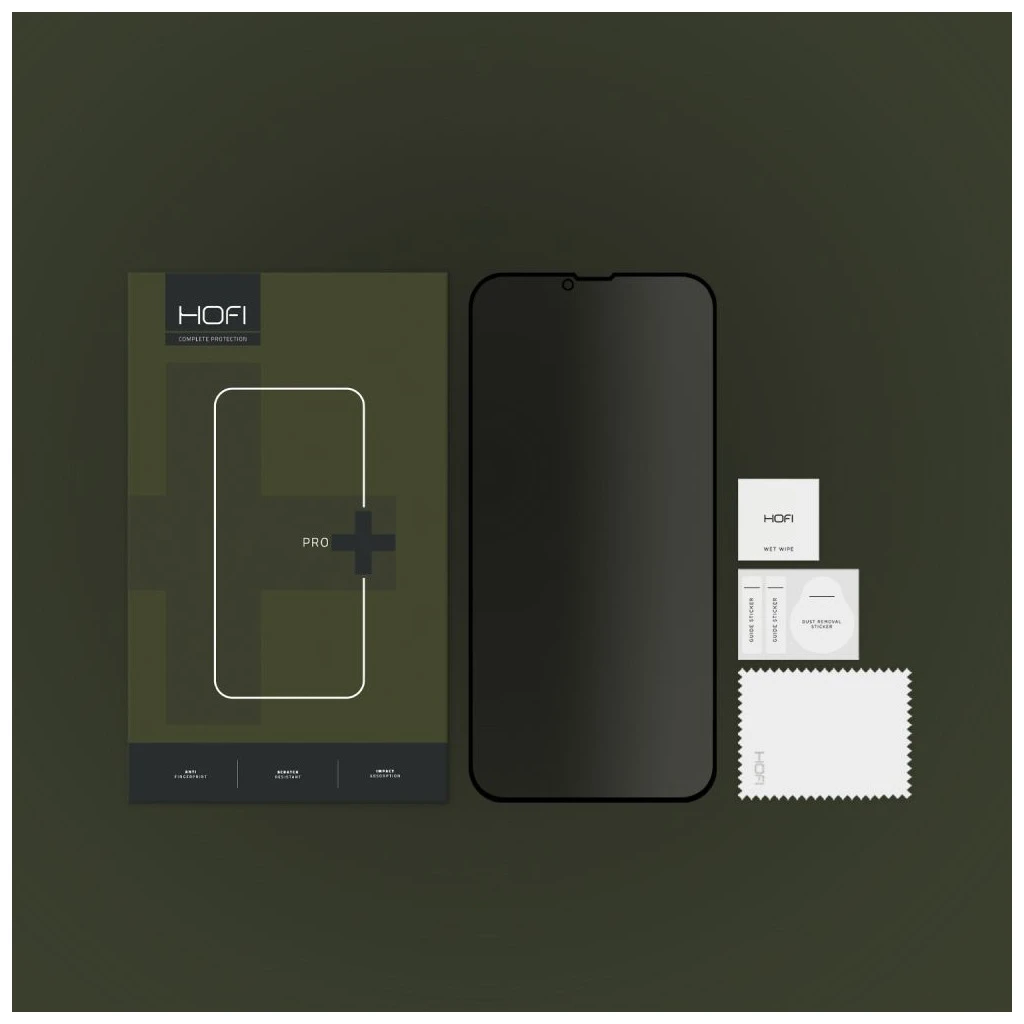 HOFI Anti Spy Glass Pro+ iPhone 13 Mini készülékhez Privacy kijelzővédő