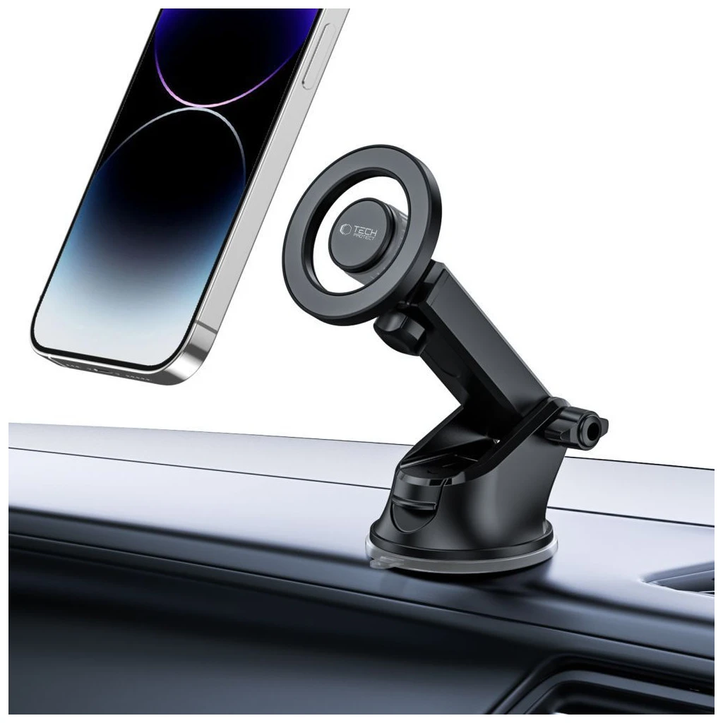 TECH-PROTECT N51 MAGNETIC MAGSAFE műszerfal és légbeömlő autós tartó fekete