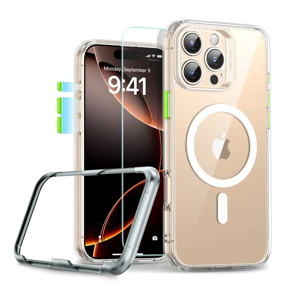 ESR CLASSIC PRO SET HALOLOCK MAGSAFE iPhone 16 Pro Max tok készülékhez – átlátszó