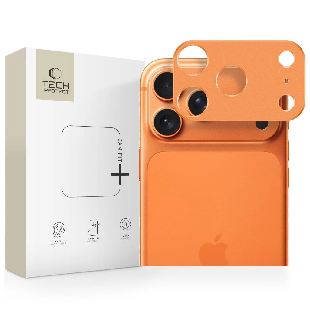 tok TECH-PROTECT CAMALLOY FIT+ IPHONE 17 PRO készülékhez, kozmikus narancs