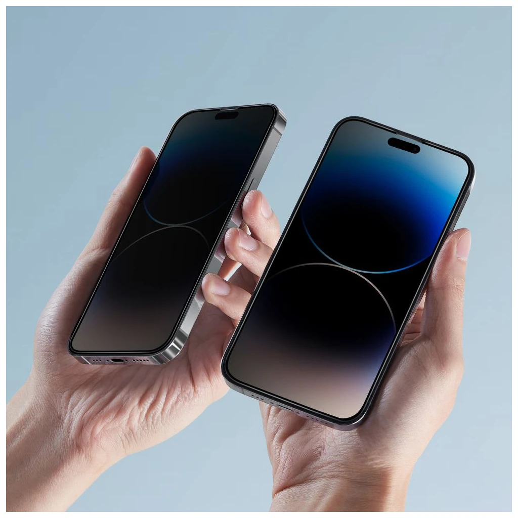 HOFI Anti Spy Glass Pro+ kijelzővédő IPHONE 13 / 13 PRO / 14 / 16E készülékhez PRIVACY