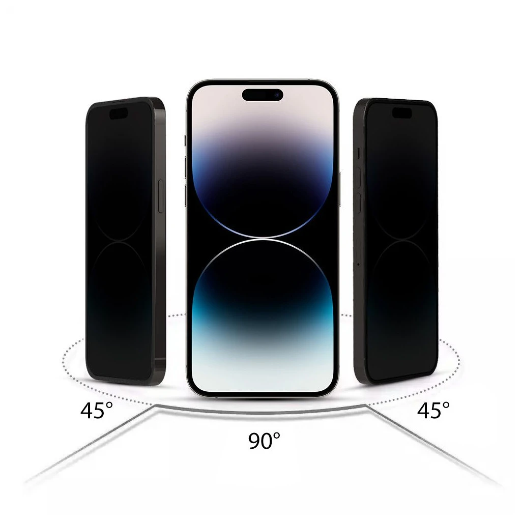 HOFI Anti Spy Glass Pro+ kijelzővédő IPHONE 13 / 13 PRO / 14 / 16E készülékhez PRIVACY