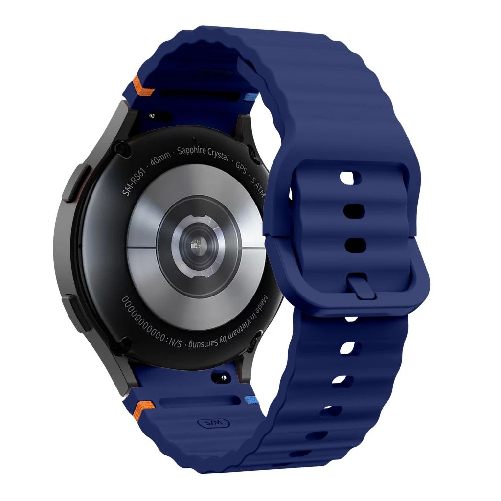TECH-PROTECT SILICONE SPORT SAMSUNG GALAXY WATCH 4 / 5 / 5 PRO / 6 / 7 / FE készülékhez tok tengerészkék